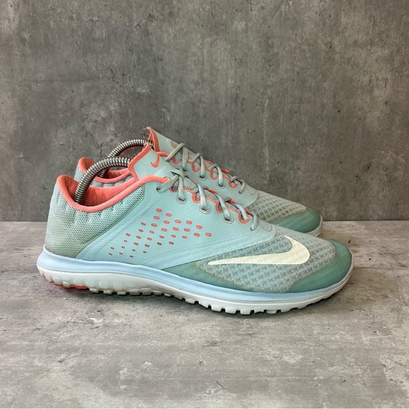 Nike Lite Run 2 Running Shoes 684667-403 Womens sz 10 - light blue - Picture 1 of 6